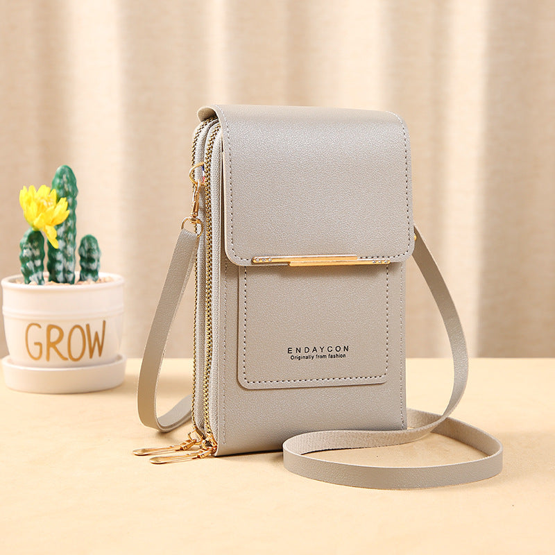 Crossbody Bag RFID-Blocking Waterproof PU Leather