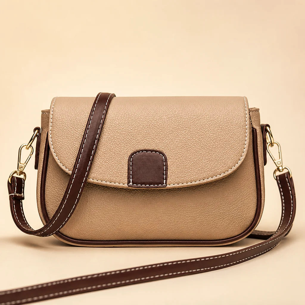 Crossbody Bag Soft Leather Magnetic Closure & Adjustable Strap