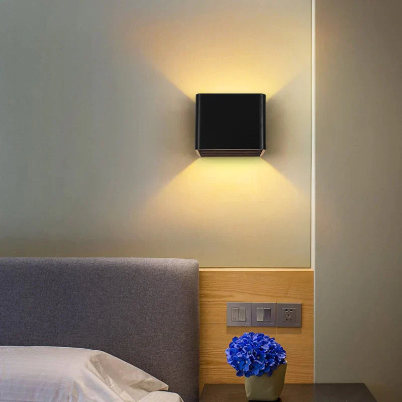 Cube Wall Light Battery Powered Motion Sensor USB Rechargeable
