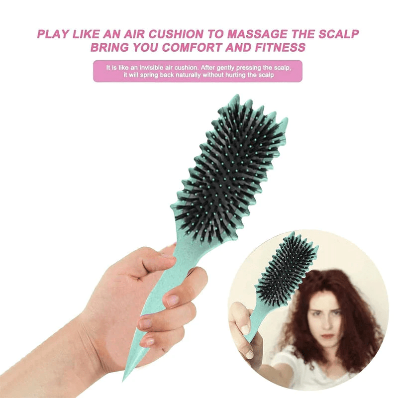 Curl-Defining Hairbrush 3-in-1 Ventilated Heat-Resistant