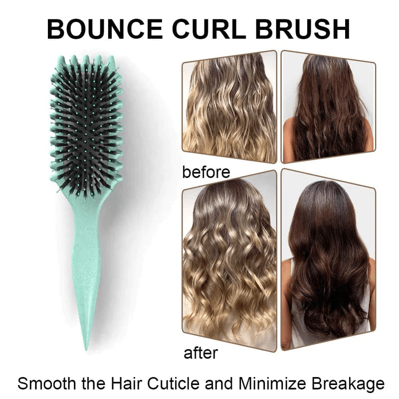 Curl-Defining Hairbrush 3-in-1 Ventilated Heat-Resistant