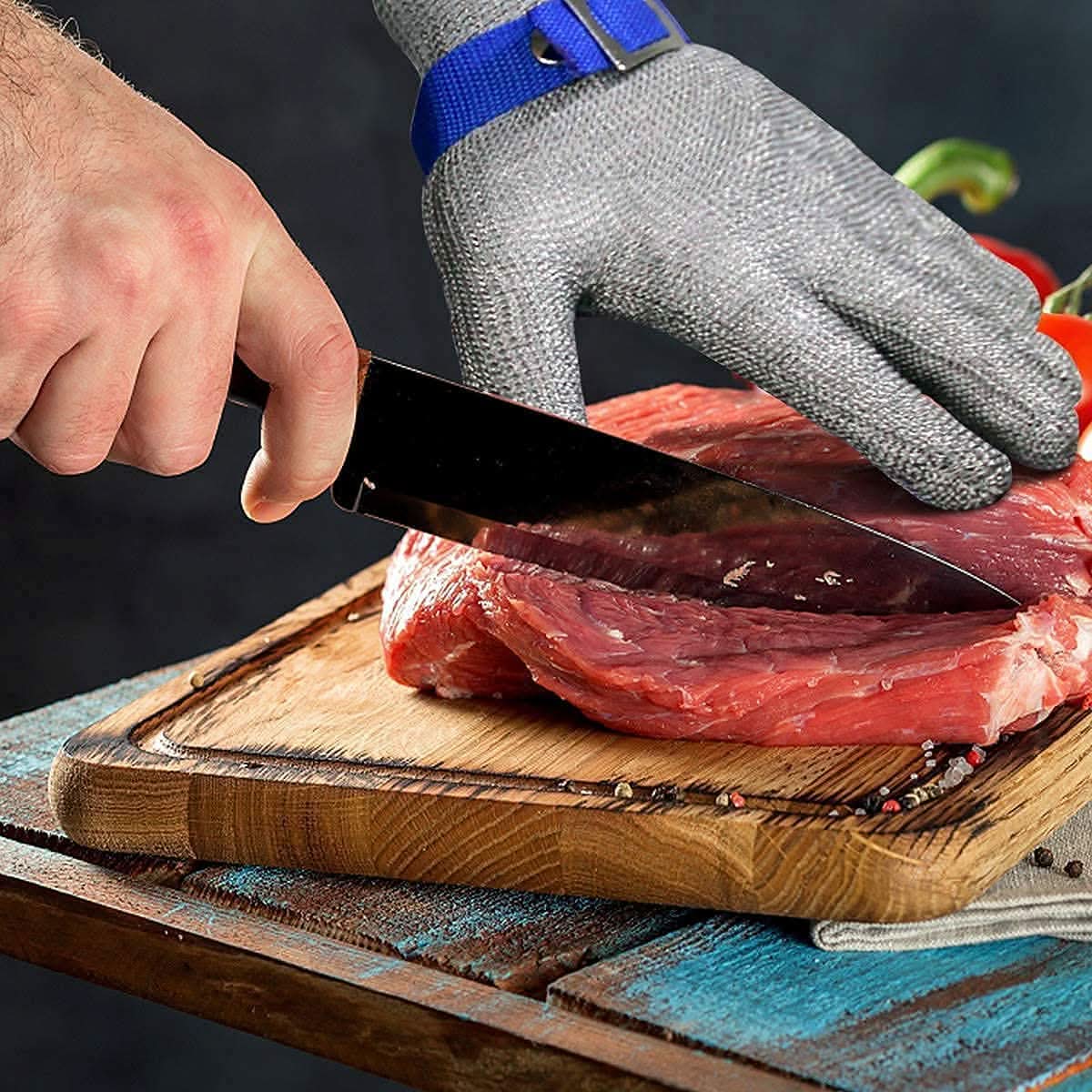 Cut-Resistant Glove Stainless Steel Mesh ANSI A9