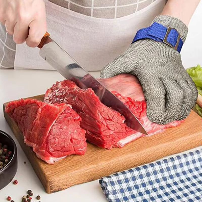 Cut-Resistant Glove Stainless Steel Mesh ANSI A9