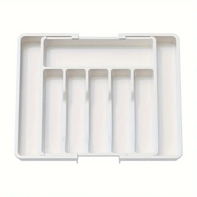 Cutlery Drawer Organizer Expandable Non-Slip Divided Compartments