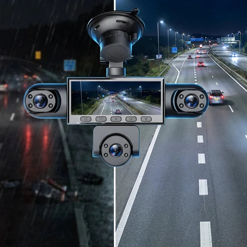 Dash Cam Multi-Camera 1080p Night Vision & Parking Mode