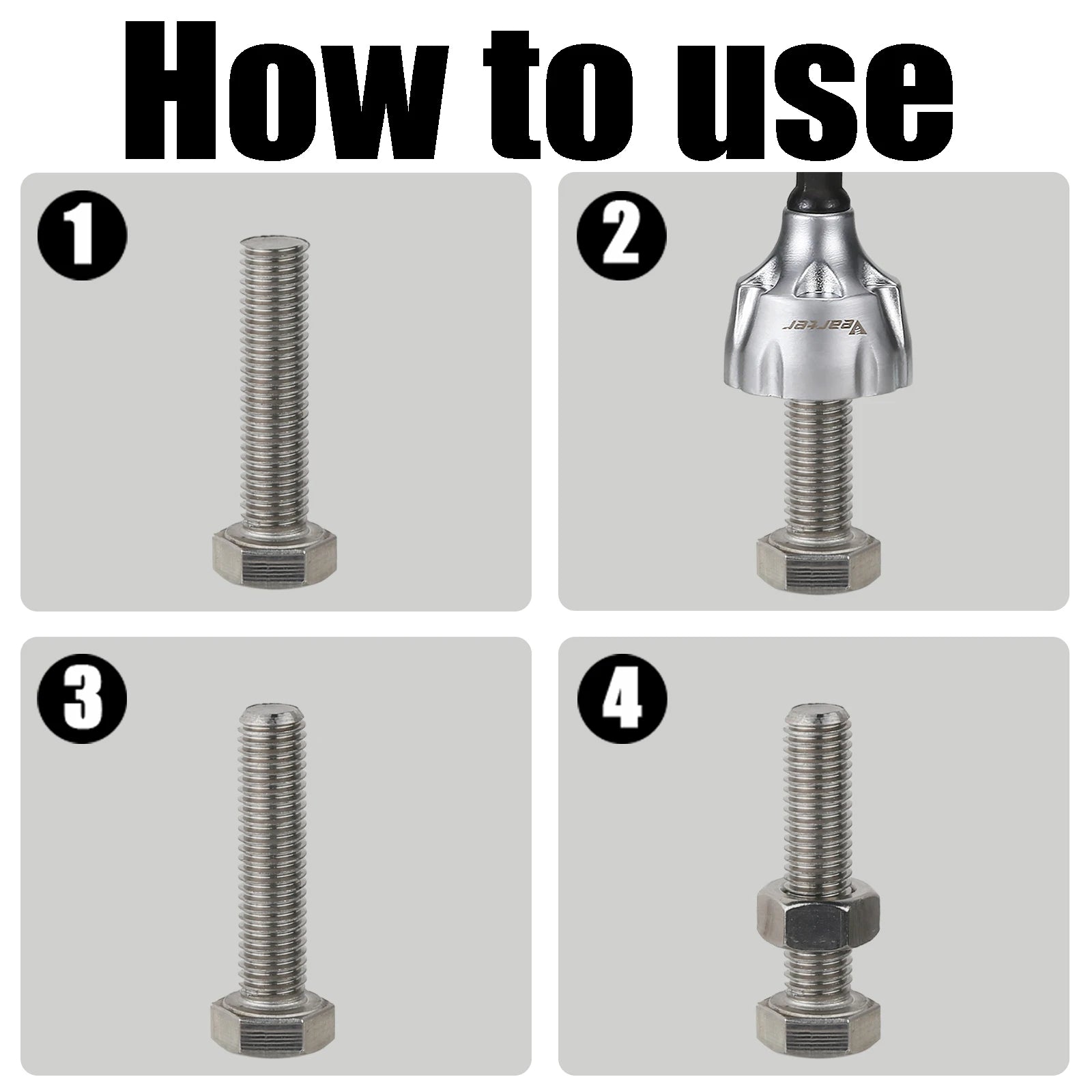 Deburring Tool 3-Flute Carbide 1/4 Inch Hex Shank
