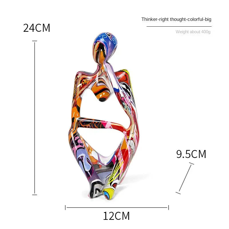 Decorative Sculpture Resin Smooth Finish Tabletop & Shelf Accent