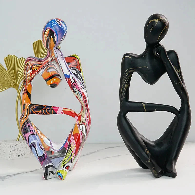 Decorative Sculpture Resin Smooth Finish Tabletop & Shelf Accent