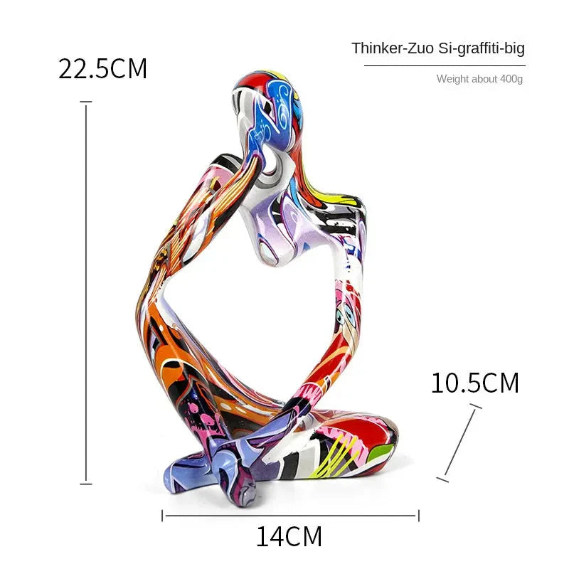 Decorative Sculpture Resin Smooth Finish Tabletop & Shelf Accent