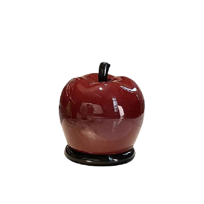 Dental Floss Organizer Dustproof Lid Apple & Pear Shapes