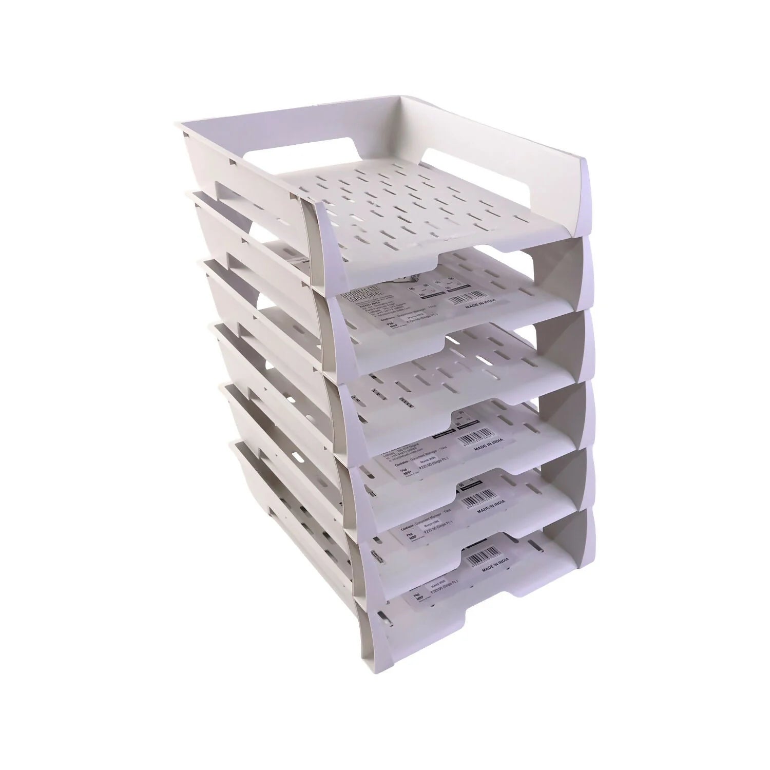 Desk Document Organizer 6-Tier A4 Compatible Open Design