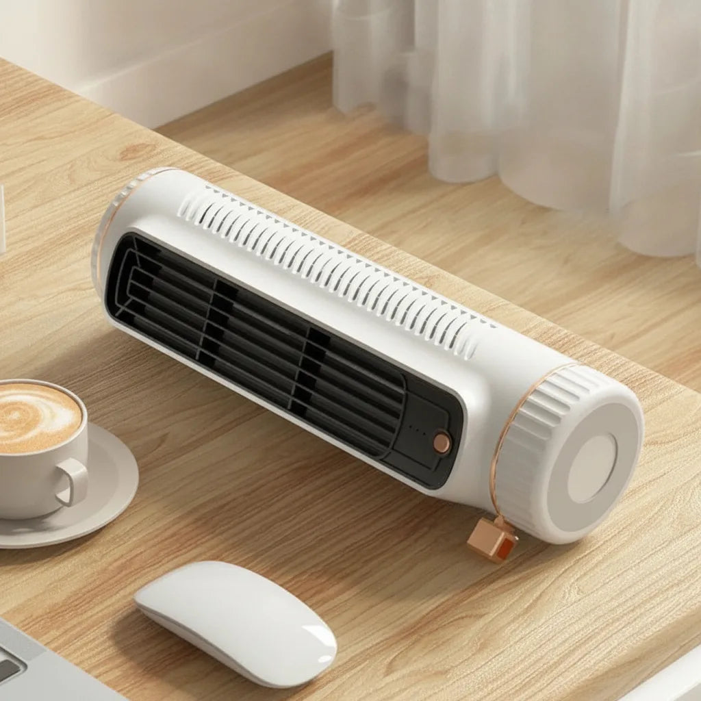 Desk Fan Convertible Tower 3-Speed USB Powered