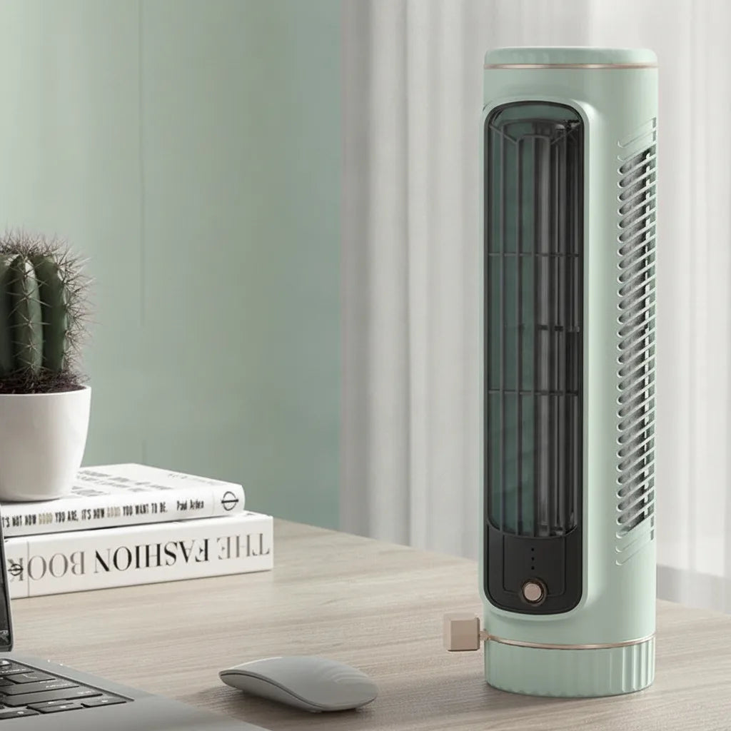 Desk Fan Convertible Tower 3-Speed USB Powered