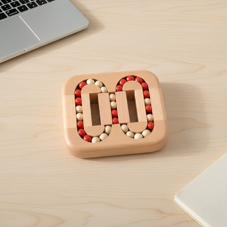 Desk Fidget Toy Wooden Quiet Rotating Portable