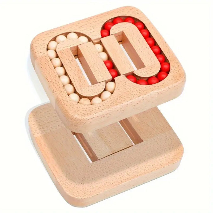 Desk Fidget Toy Wooden Quiet Rotating Portable