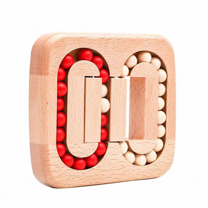 Desk Fidget Toy Wooden Quiet Rotating Portable
