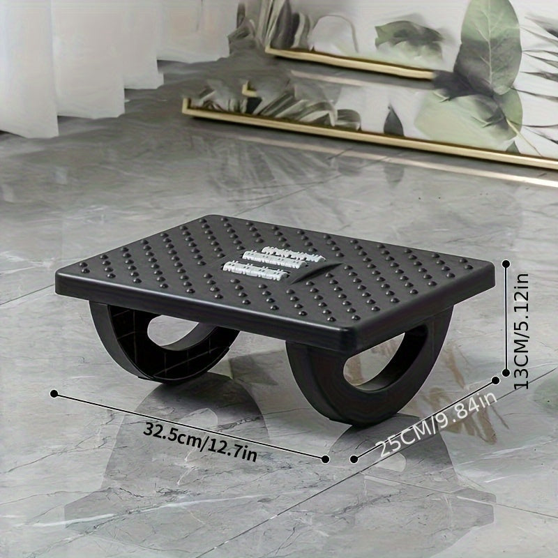 Desk Footrest Ergonomic Adjustable Tilt Textured Anti-Slip