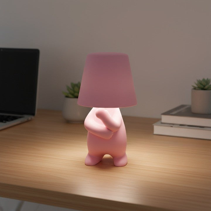 Desk Lamp Figurine Design LED & Rechargeable Battery