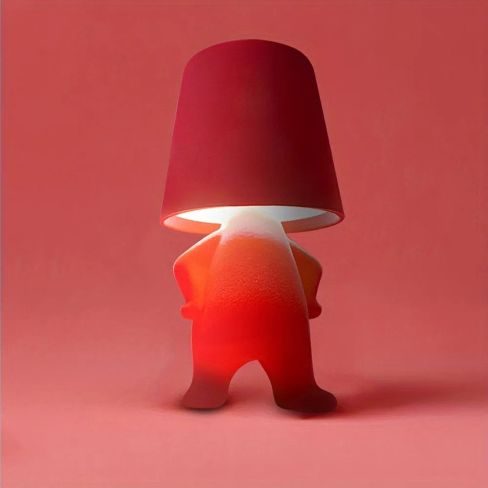 Desk Lamp Figurine Design LED & Rechargeable Battery