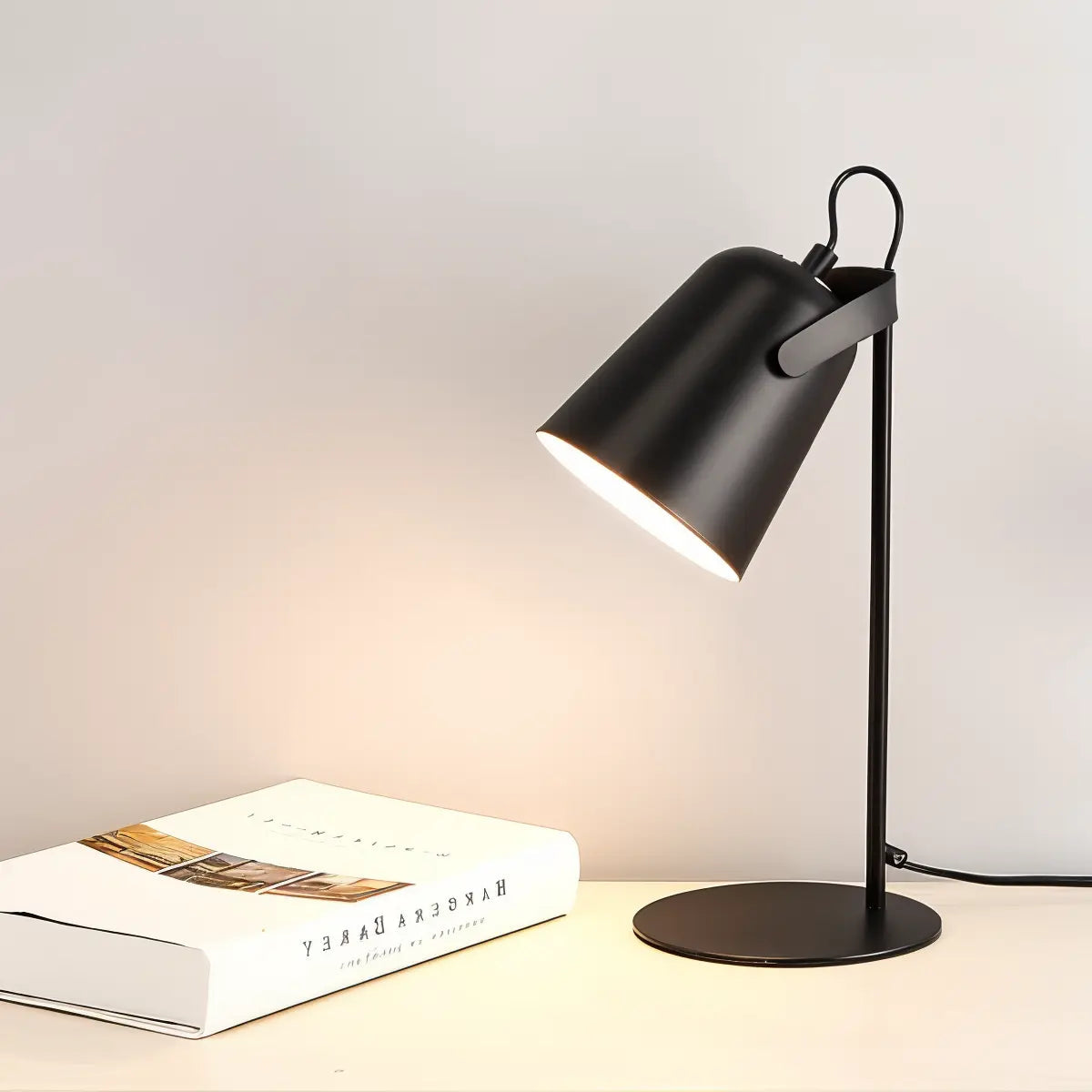 Desk Lamp Nordic Adjustable Shade Metal E27 Socket