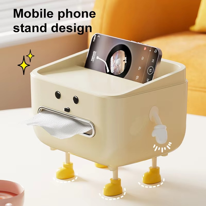 Desk Organizer 4 Compartments Rolling Wheels