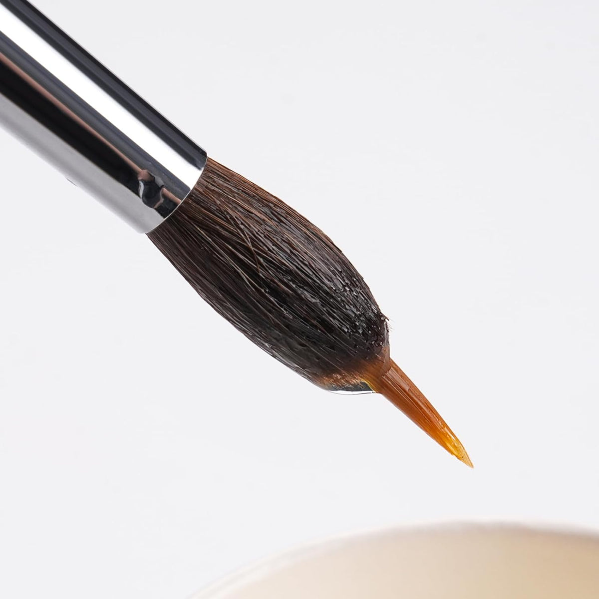 Detail Brush Set Fine Pointed Synthetic Bristles Wooden Handles