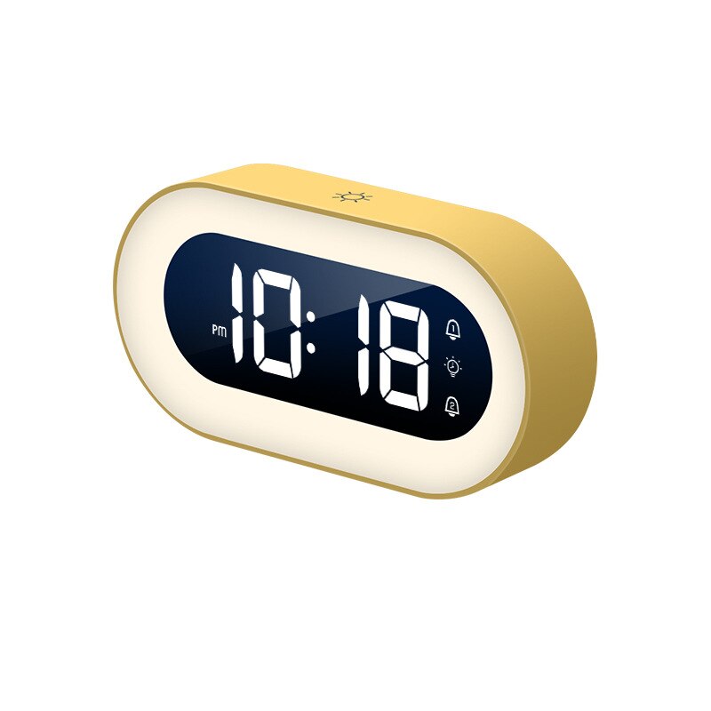 Digital Alarm Clock 5.7-Inch LED Dimmable Night Light