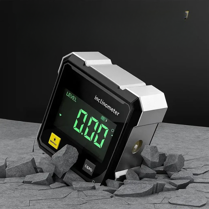 Digital Angle Finder ±0.2° Accuracy Laser Line Magnetic Base