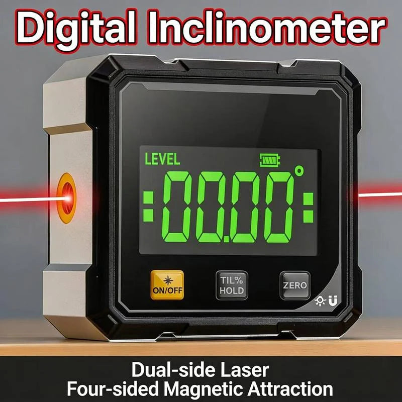 Digital Angle Meter 0.2 Degree Accuracy Magnetic Base