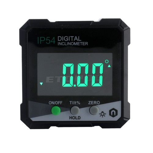 Digital Angle Meter Magnetic Base & Spirit Level Optional Laser