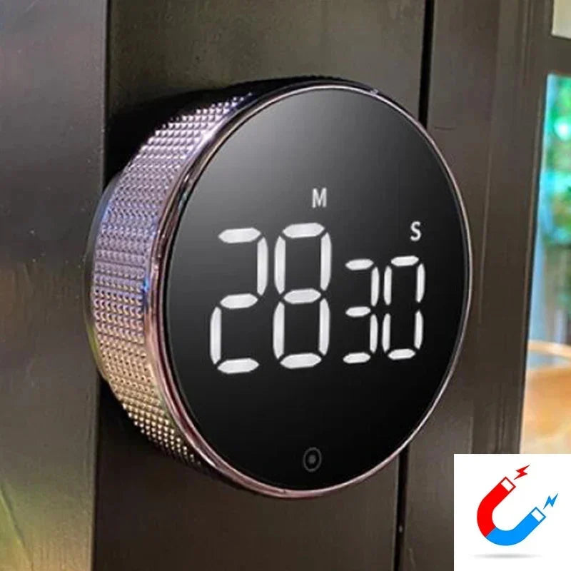 Digital Kitchen Timer Large LCD Magnetic Back