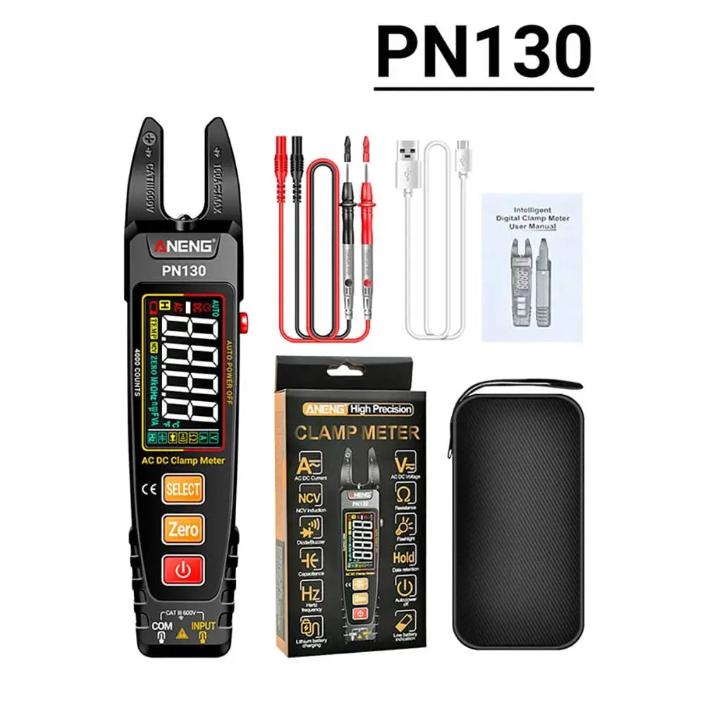 Digital Multimeter Non-Contact Voltage USB Rechargeable CAT III 600V