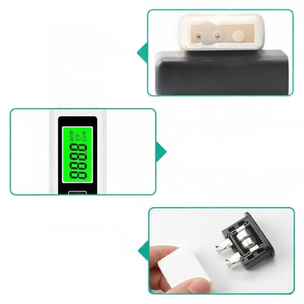 Digital Water Tester 4-In-1 TDS EC PPM & Temp