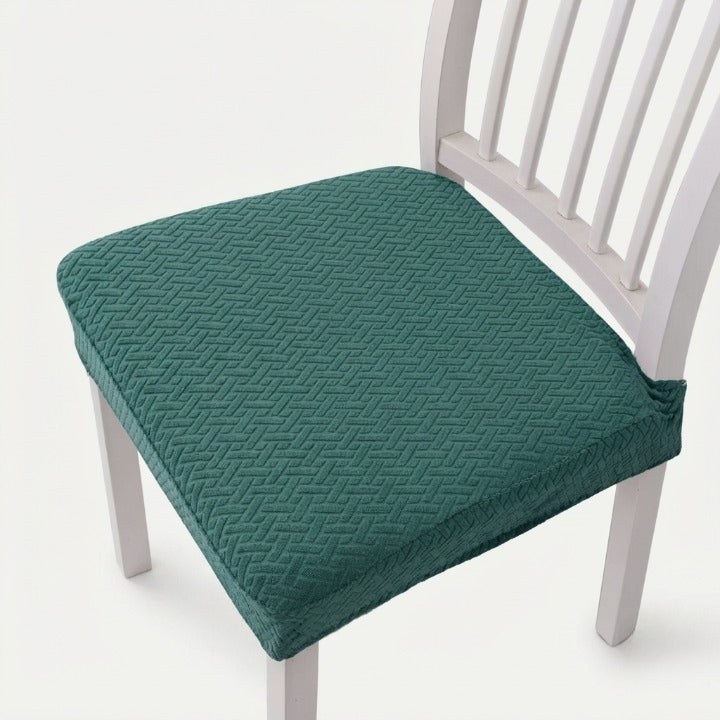 Dining Chair Covers Elastic Jacquard Water-Repellent Set of 4