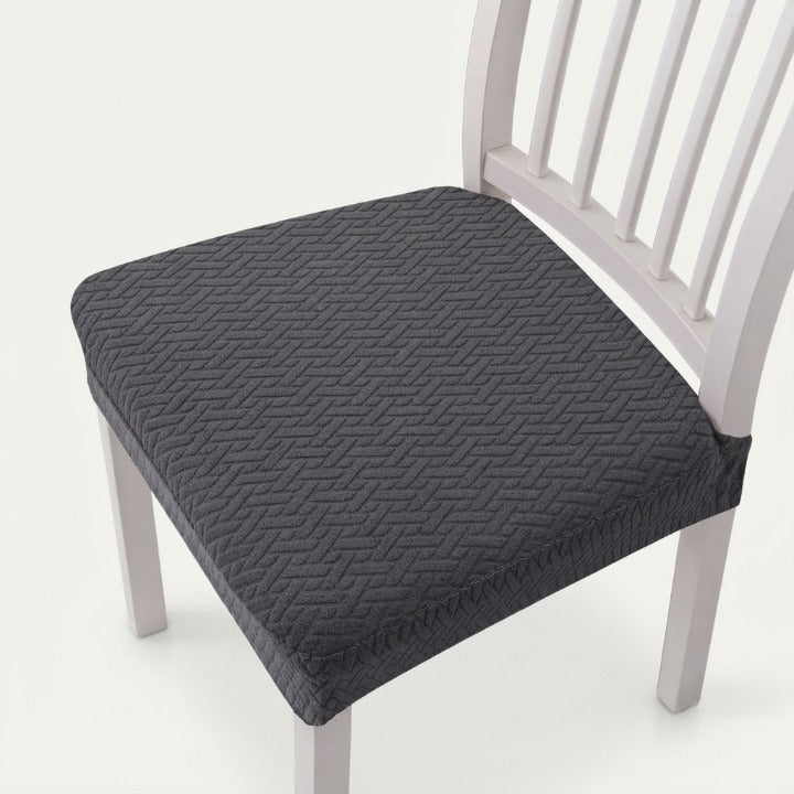 Dining Chair Covers Elastic Jacquard Water-Repellent Set of 4