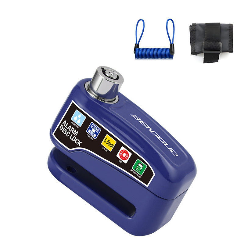 Disc Brake Lock 110 dB Alarm Keyless & Weatherproof