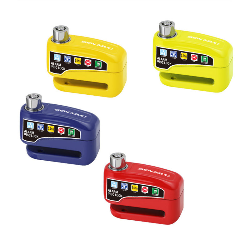 Disc Brake Lock 110 dB Alarm Keyless & Weatherproof