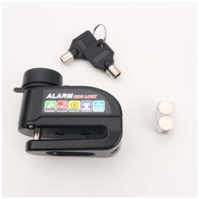 Disc Brake Lock 110 dB Alarm & Motion Sensor