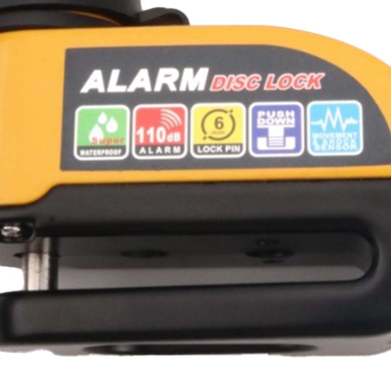 Disc Brake Lock 110 dB Alarm & Motion Sensor