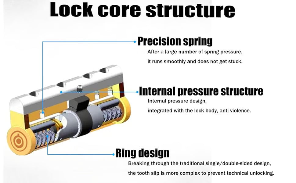 Disc Brake Lock Hardened Steel Weatherproof Universal Fit