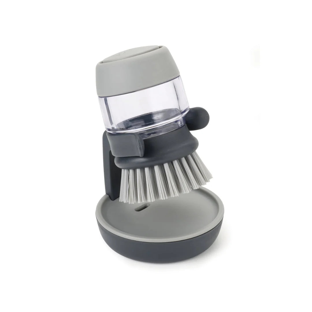 Dish Brush Refillable Soap Dispenser Scratch-Resistant Bristles