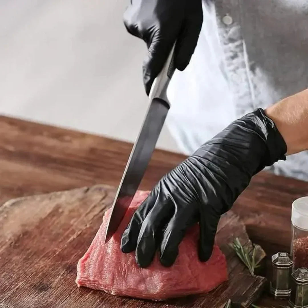 Disposable Gloves Nitrile Non-Slip & Latex-Free