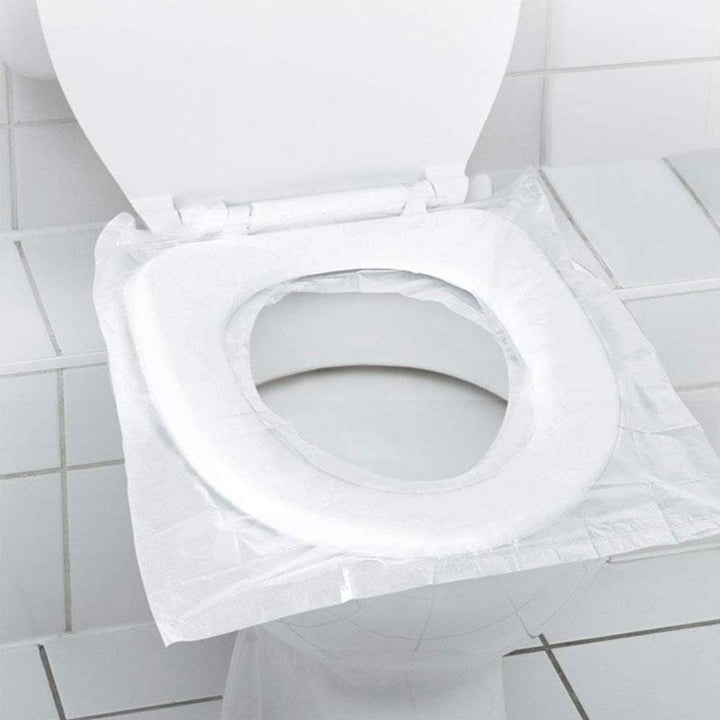 Disposable Toilet Seat Covers Biodegradable 50-Pack Fits Most Seats