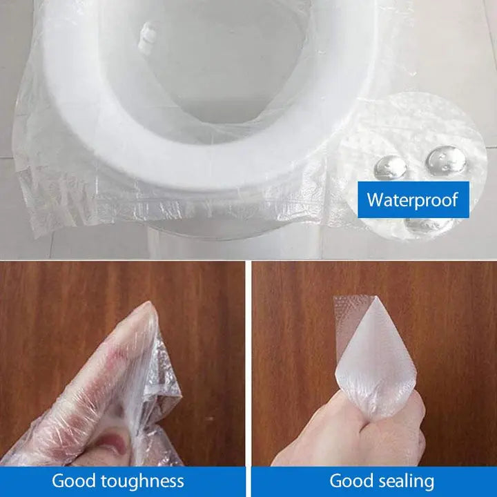 Disposable Toilet Seat Covers Biodegradable Universal Fit 50 Pack