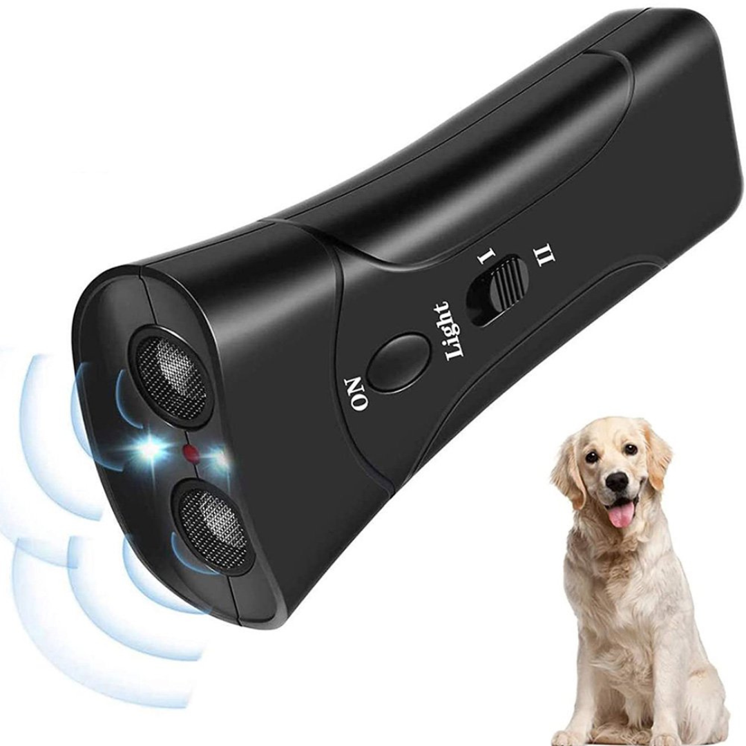 Dog Bark Trainer Ultrasonic LED 49 Ft Range