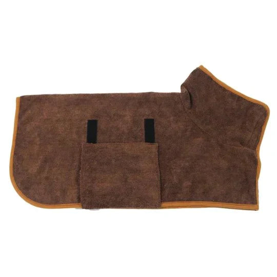 Dog Bathrobe Hooded Ultra-Absorbent Microfiber