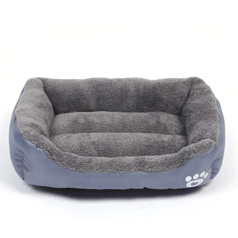 Dog Bed Plush Fleece & Padded Sidewalls Machine Washable