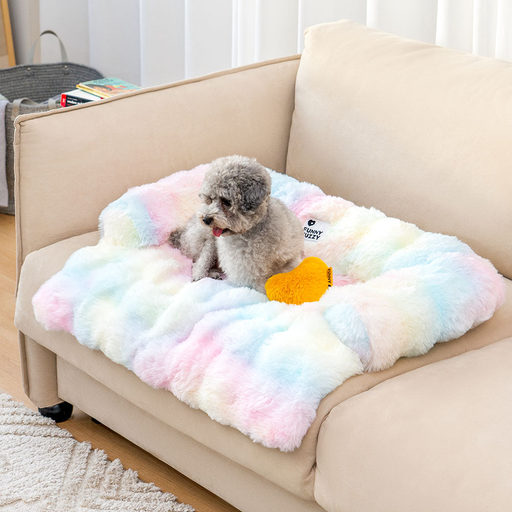 Dog Bed Ultra-Soft Plush Non-Slip Machine Washable