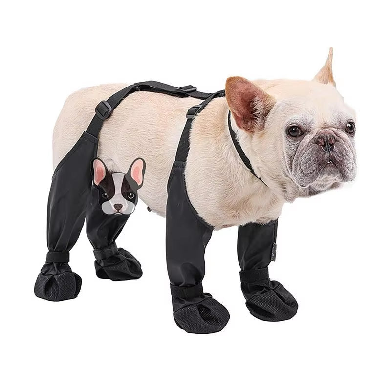Dog Boots Elastic Neckband Soft Polyester-Cotton