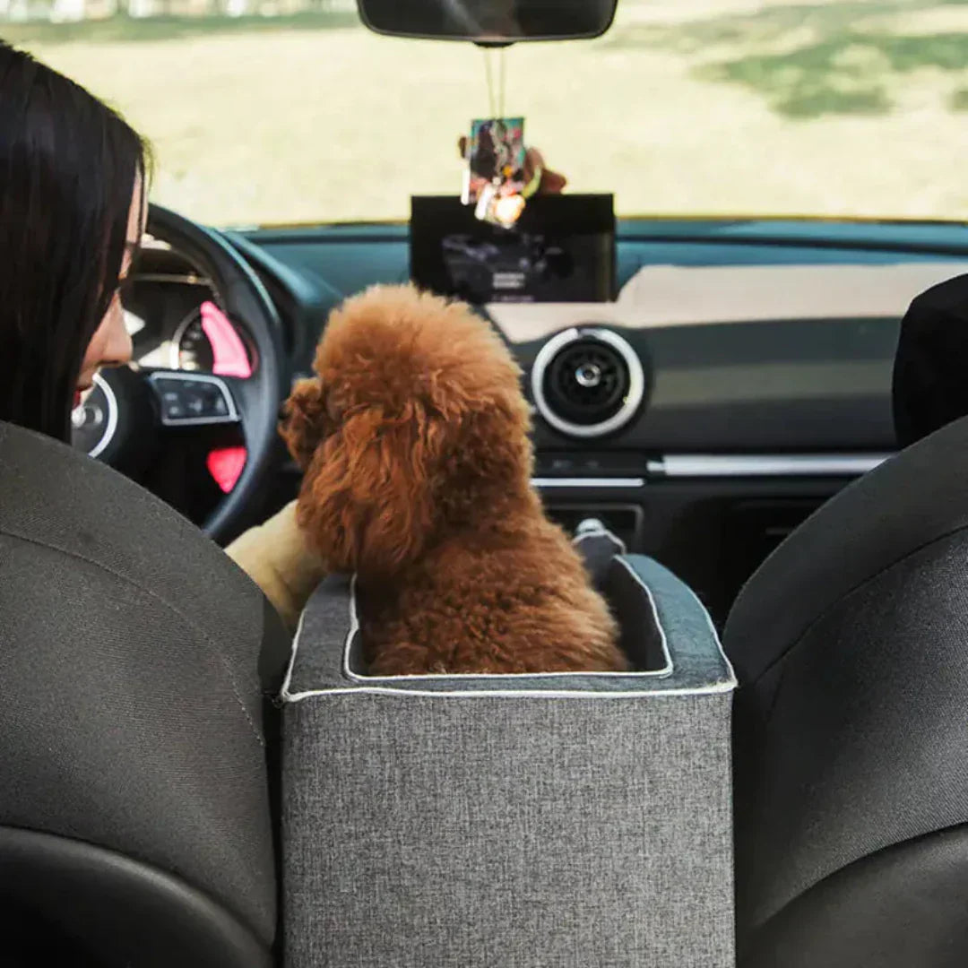 Dog Car Seat Padded Booster Removable & Washable Cover